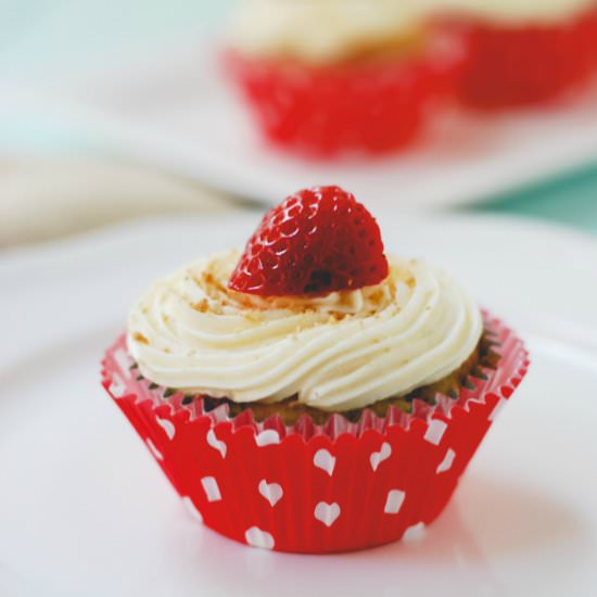 Strawberry Cheesecake Cupcakes