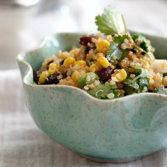 Soutwestern Black Bean Quinoa Salad