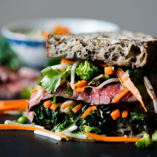 Asian Steak Sandwich