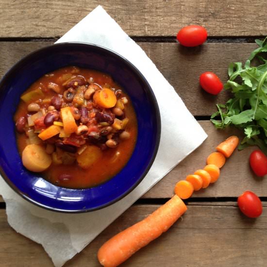 Vegetarian Spicy Bean Stew