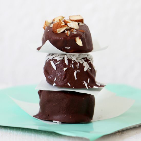 Frozen Chocolate Banana Bites