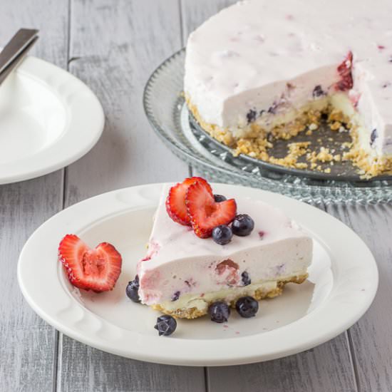 No Bake Berry Cheesecake