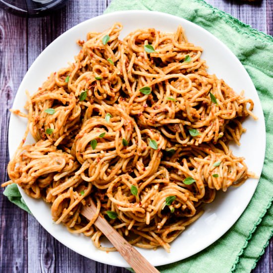 Creamy Sundried Tomato Pesto