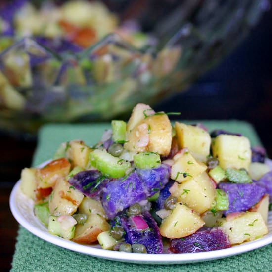 Rainbow Potato Salad