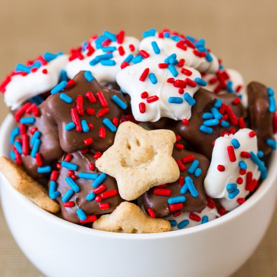 Patriotic S’mores Cookies