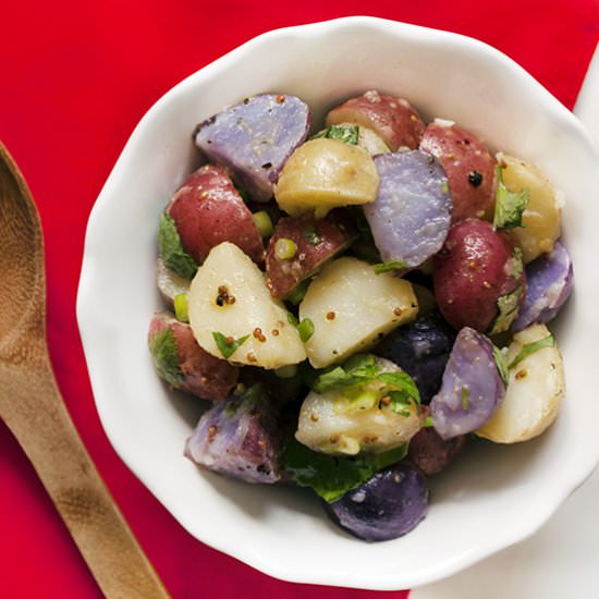 Patriotic Potato Salad