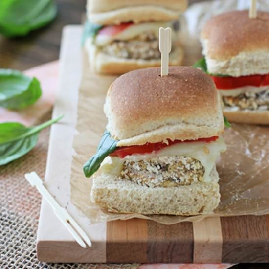 Crispy Eggplant Sliders
