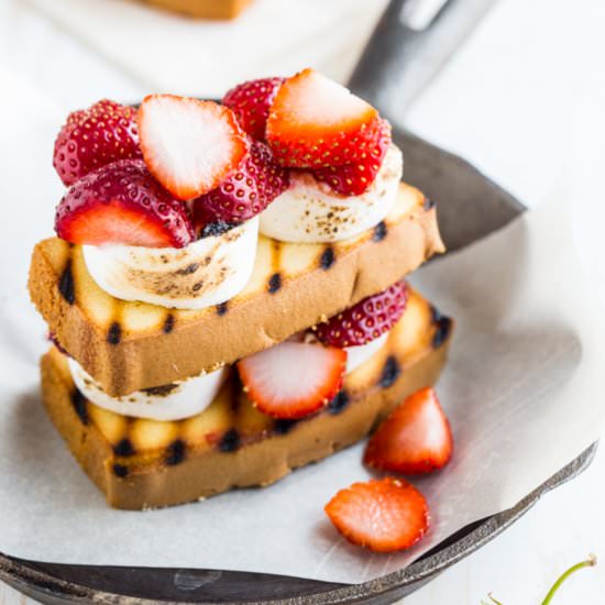 Marshmallow Strawberry Shortcake
