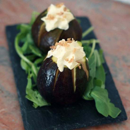 Fresh Figs and Cheese Chantilly