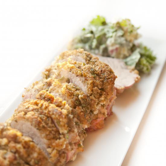 Herb, Dijon Crusted Pork Tenderloin