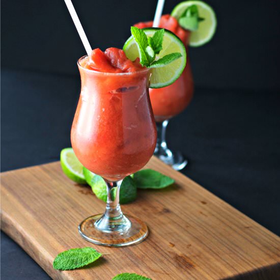 Lemon Watermelon Nojitos