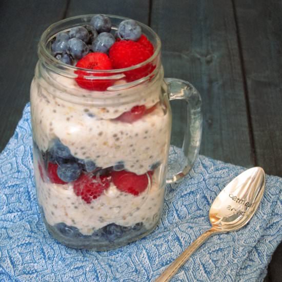 ‘Murica Overnight Oatmeal Parfait