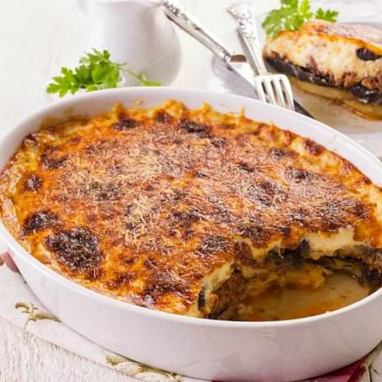 Potato and Meat Moussaka