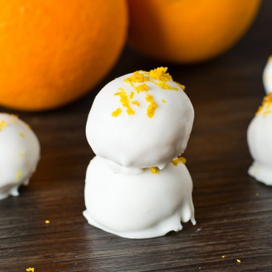 Orange Creamsicle Truffles