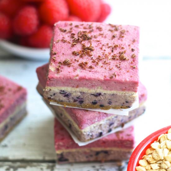 Raspberry Bars (Gluten Free Raw)