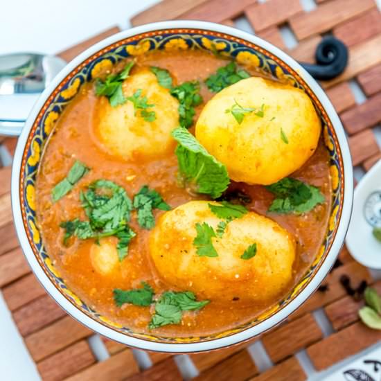 Baby Potatoes Curry