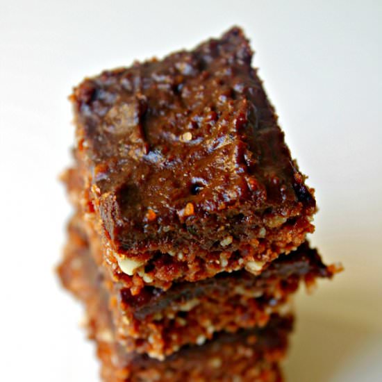 Raw Frosted Chocolate Brownies