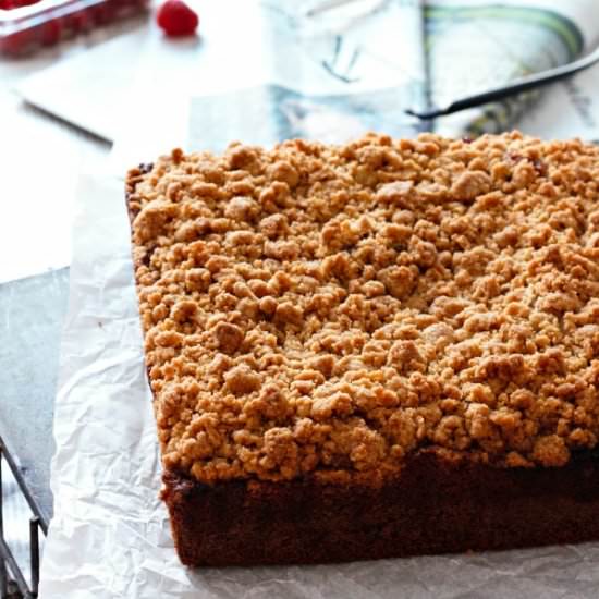 New York-Style Raspberry Crumb Cake