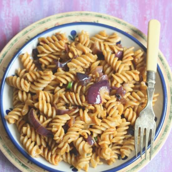 Burnt Garlic Pasta