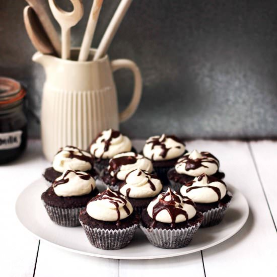 Coconut Mocha Cupcakes