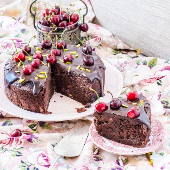 Chocolate Cherry Cake