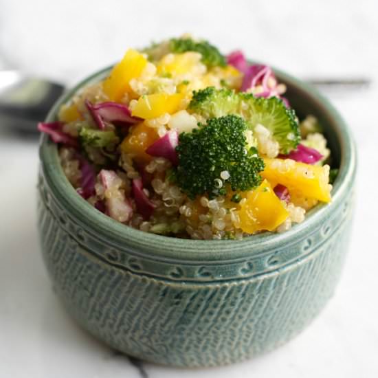 Fresh Veggie Quinoa Summer Salad