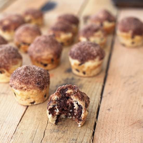 Chocolate Chip Doughnut Muffins