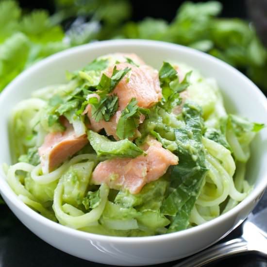 Avocado Rice Noodle Bowls