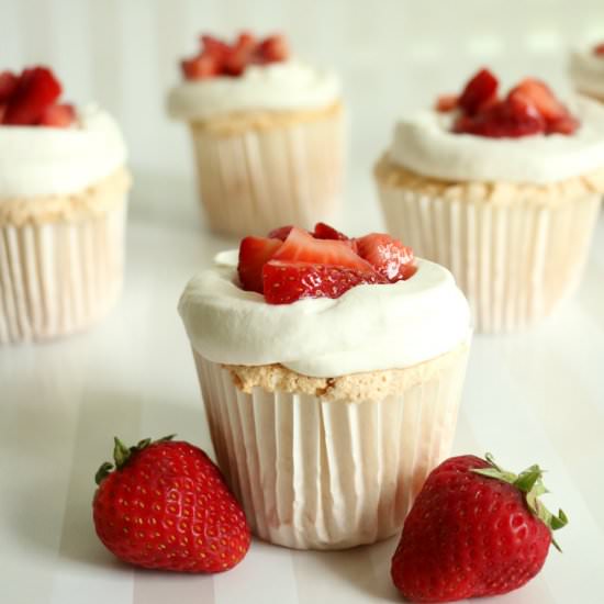 Strawberry Shortcake Cupcakes