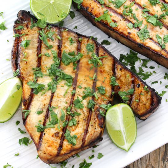 Cilantro-Lime Grilled Swordfish