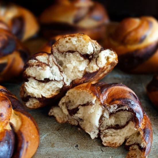 Swirl Chocolate Buns
