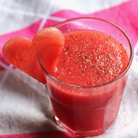 Watermelon & Strawberry Smoothie