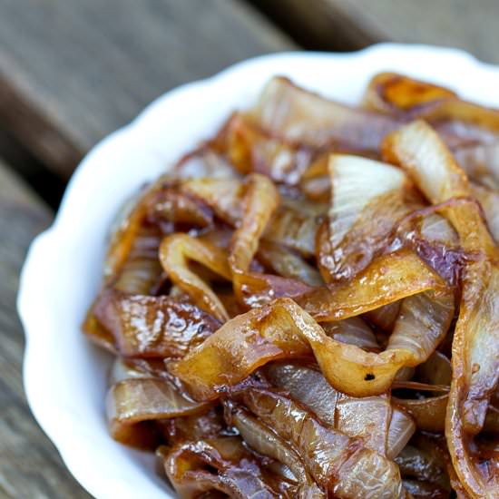 Balsamic Caramelized Onions