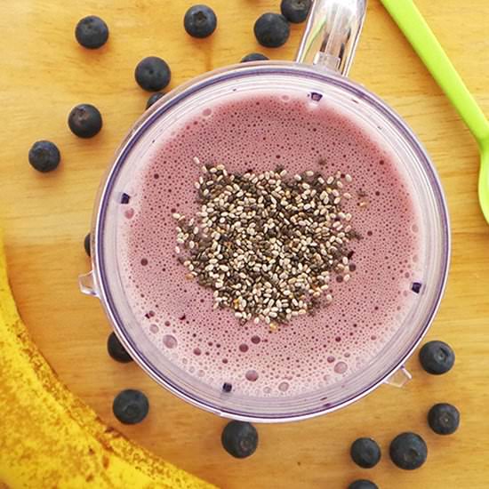 Blueberry Green Tea Smoothie