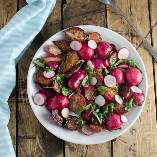 Sweet Sautéed Radishes