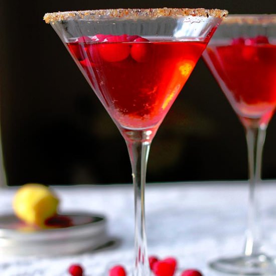 Cranberry Ginger Martini 2