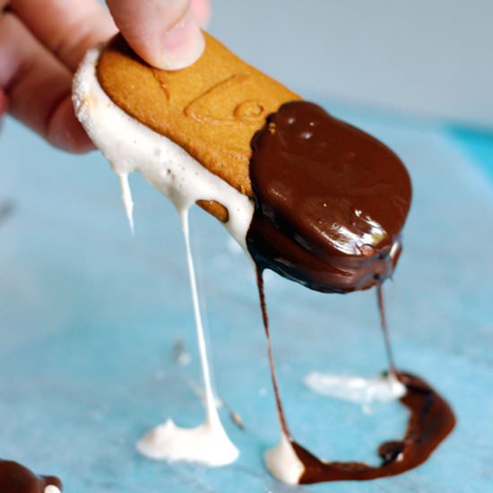 Smores with Coffee Marshmallows