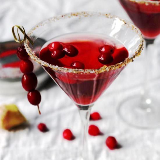 Cranberry Ginger Martini 5
