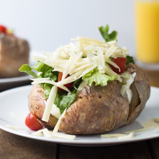 Salad Baked Potatoes