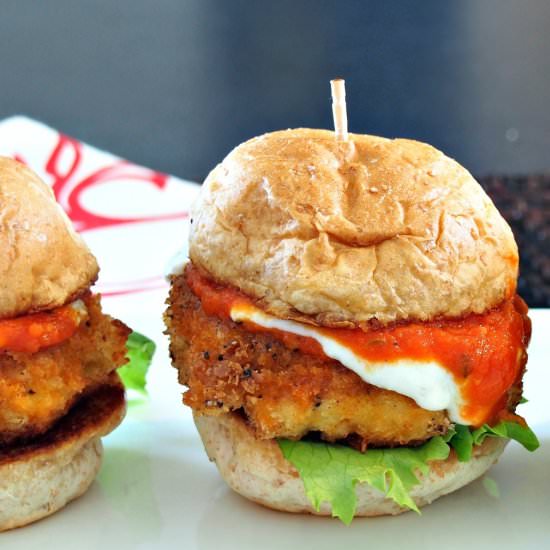 Turkey Parmesan Sliders