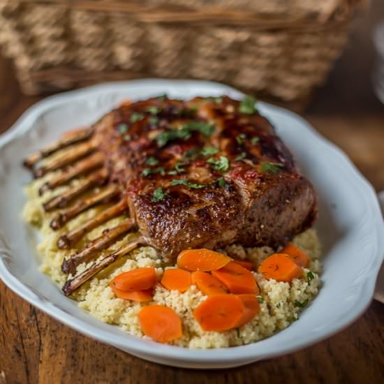 Turkish Style Rack of Lamb