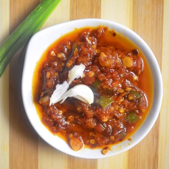 Homemade Schezwan Sauce Recipe