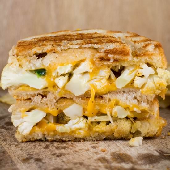Cauliflower Jalapeno Grilled Cheese