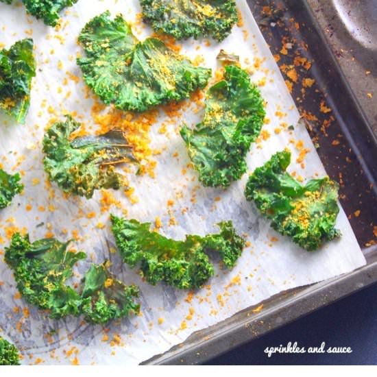 Cheesy Kale Chips