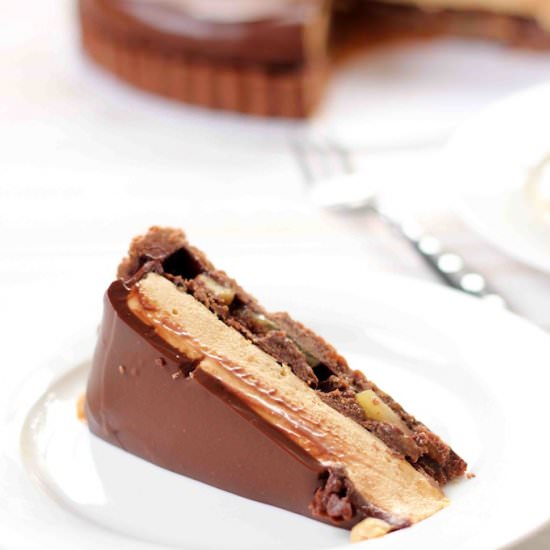 Salted Caramel Chocolate Tart