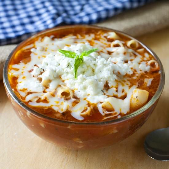 Lasagna Soup