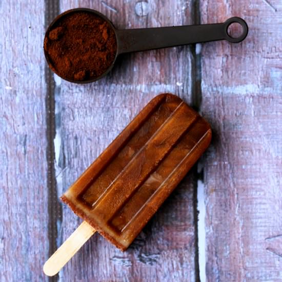 Cappuccino popsicles