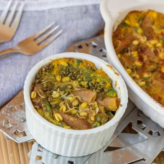 Healthy pasta bake