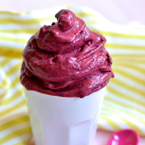 5-minute Very Berry Ice Cream