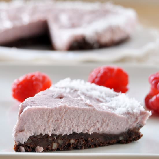 Vegan Raspberry Cheesecake